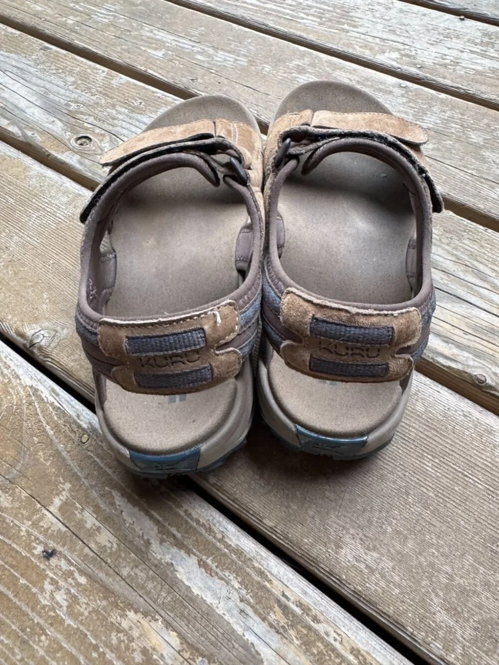 KURU Kurucloud TREAD Light Brown Sandal in Men's 12